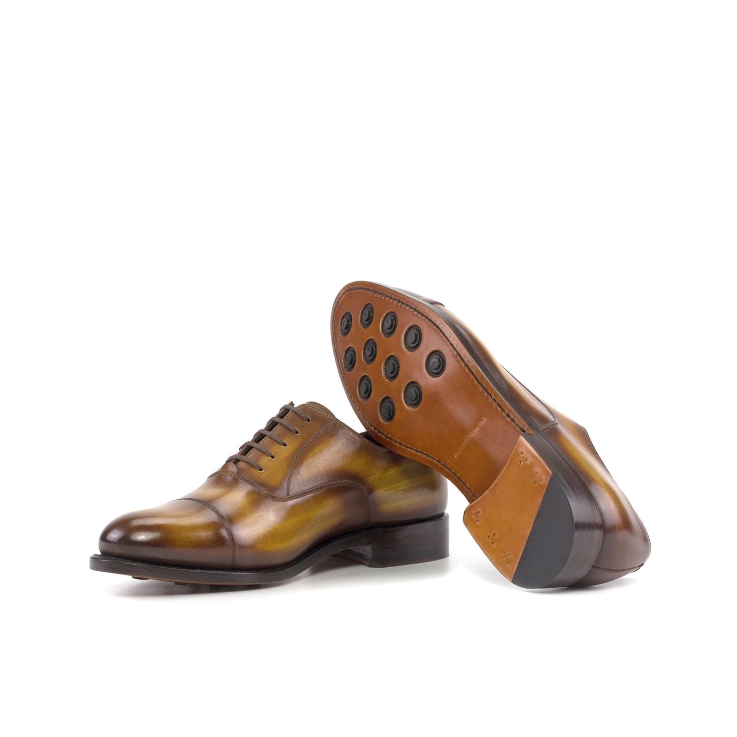Cap Toe Oxford in Cognac Patina - Zatorres | Free Shipping on orders over $200