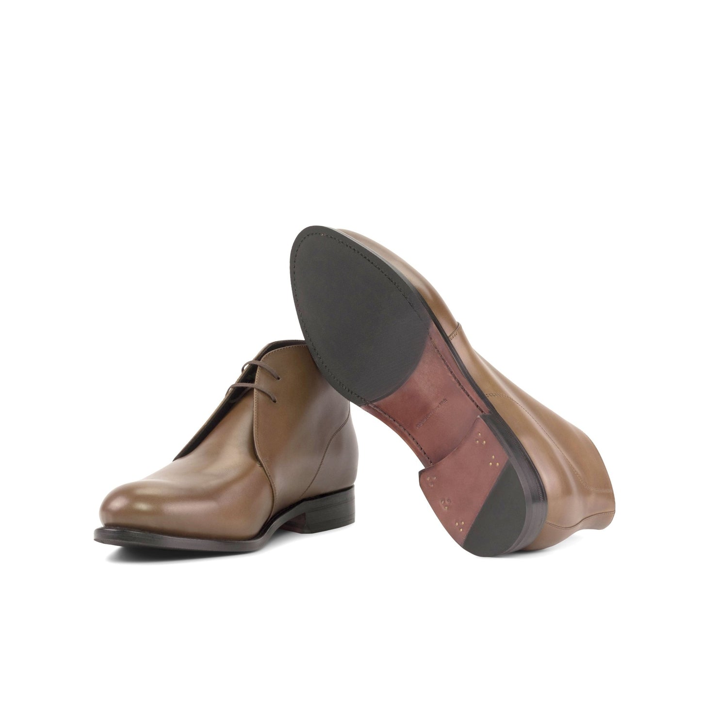Chukka Boot in Medium Brown Box Calf - Zatorres | Free Shipping on orders over $200