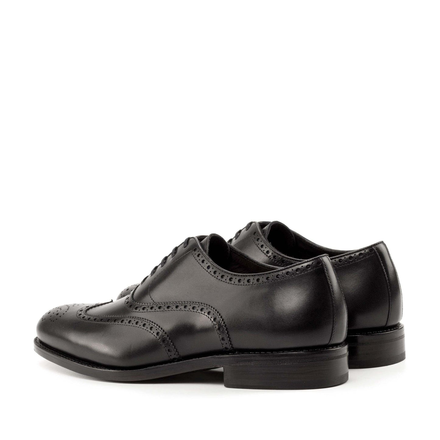 Full Brogue Oxford in Black Box Calf - Zatorres | Free Shipping on orders over $200