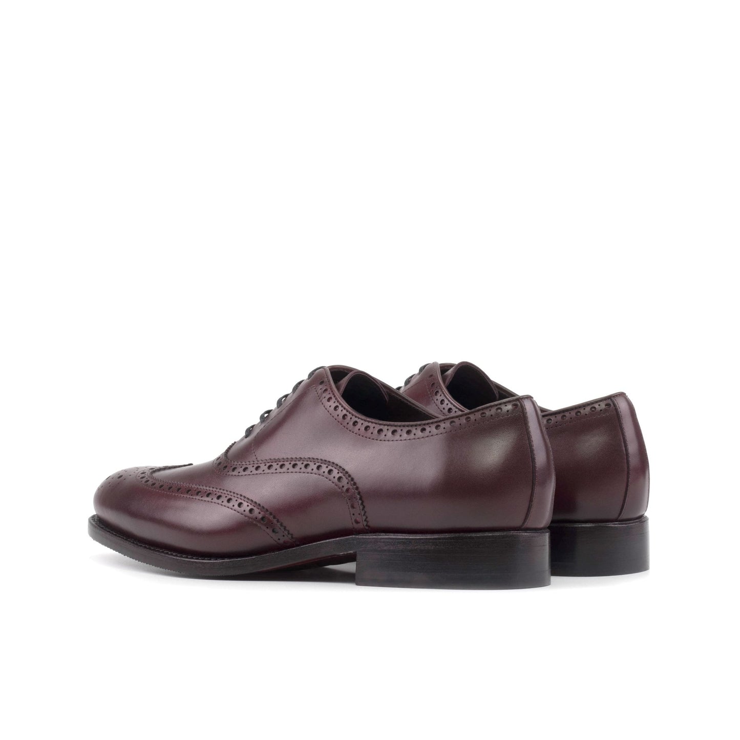 Full Brogue Oxford in Oxblood Box Calf - Zatorres | Free Shipping on orders over $200