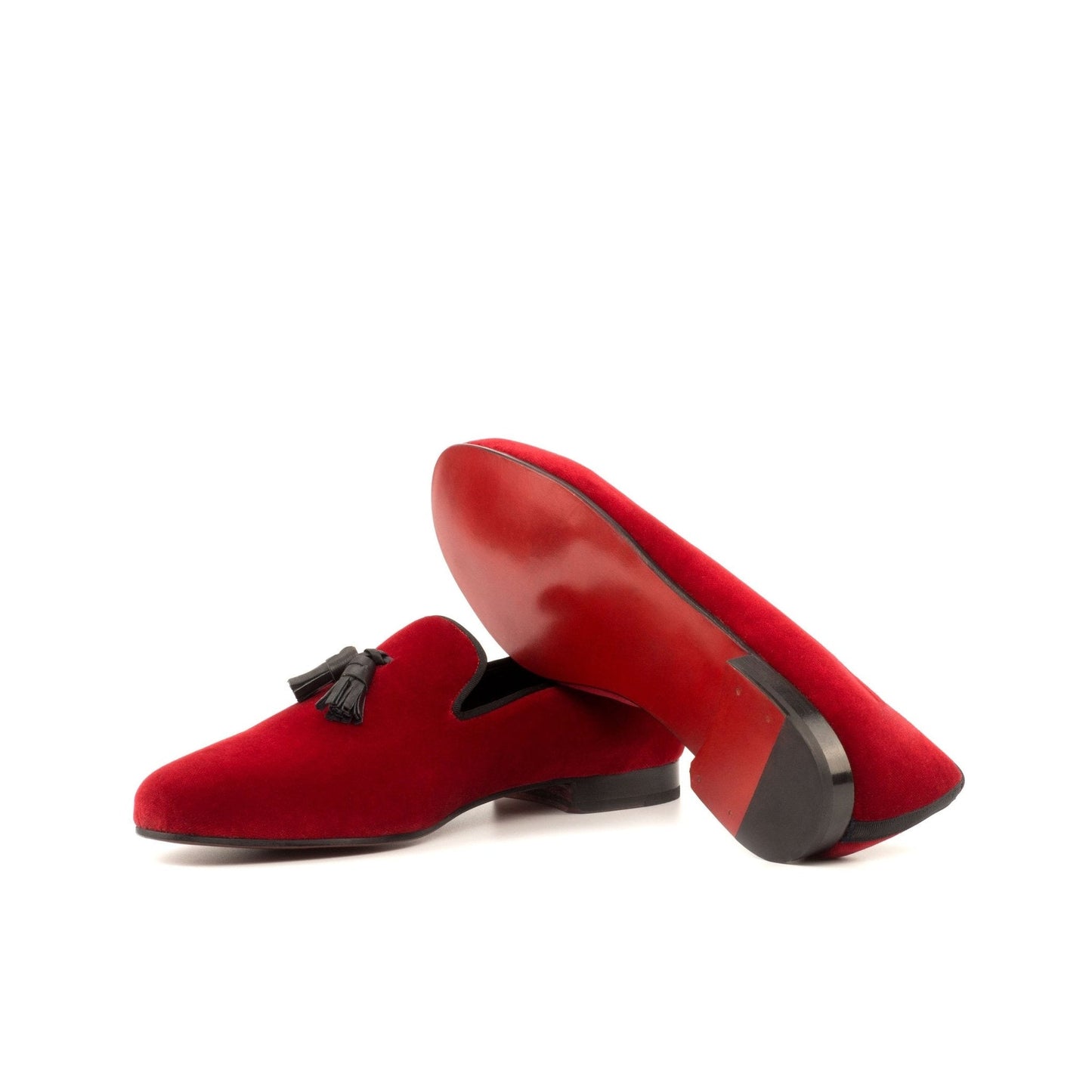 Santiago Slipper in Red Velvet - Zatorres | Free Shipping on orders over $200