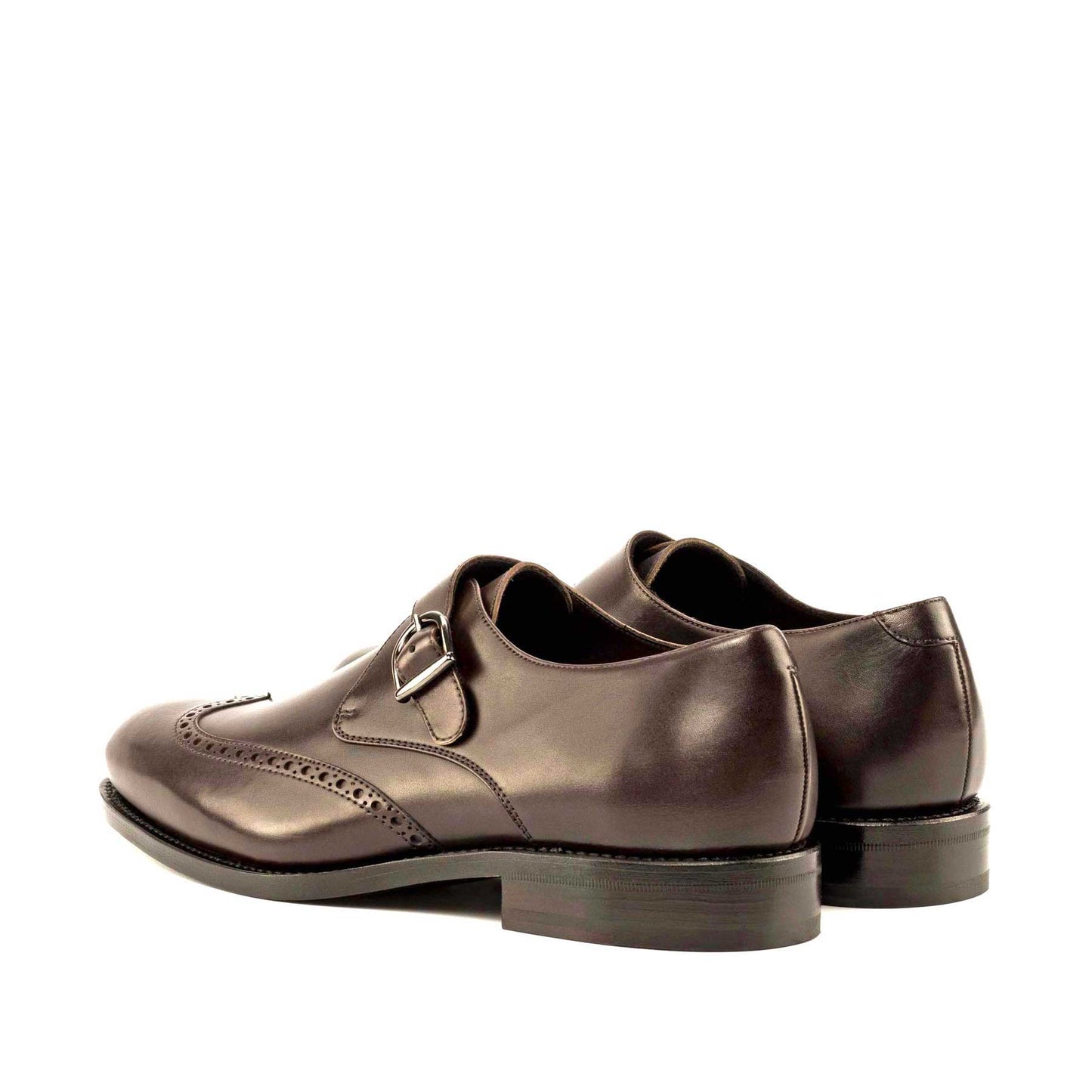 Single Monk in Dark Brown Box Calf - Zatorres | Free Shipping on orders over $200