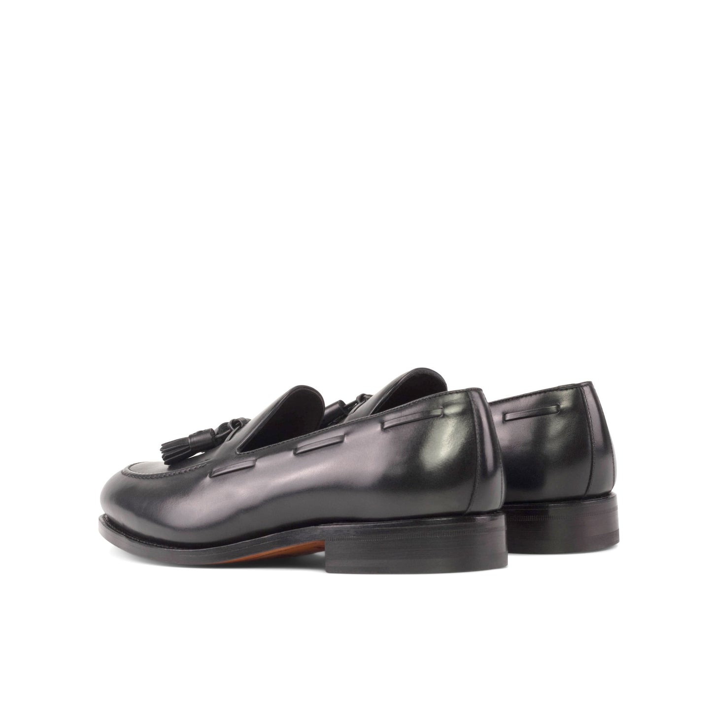 Tassel Loafer in Black Box Calf - Zatorres | Free Shipping on orders over $200
