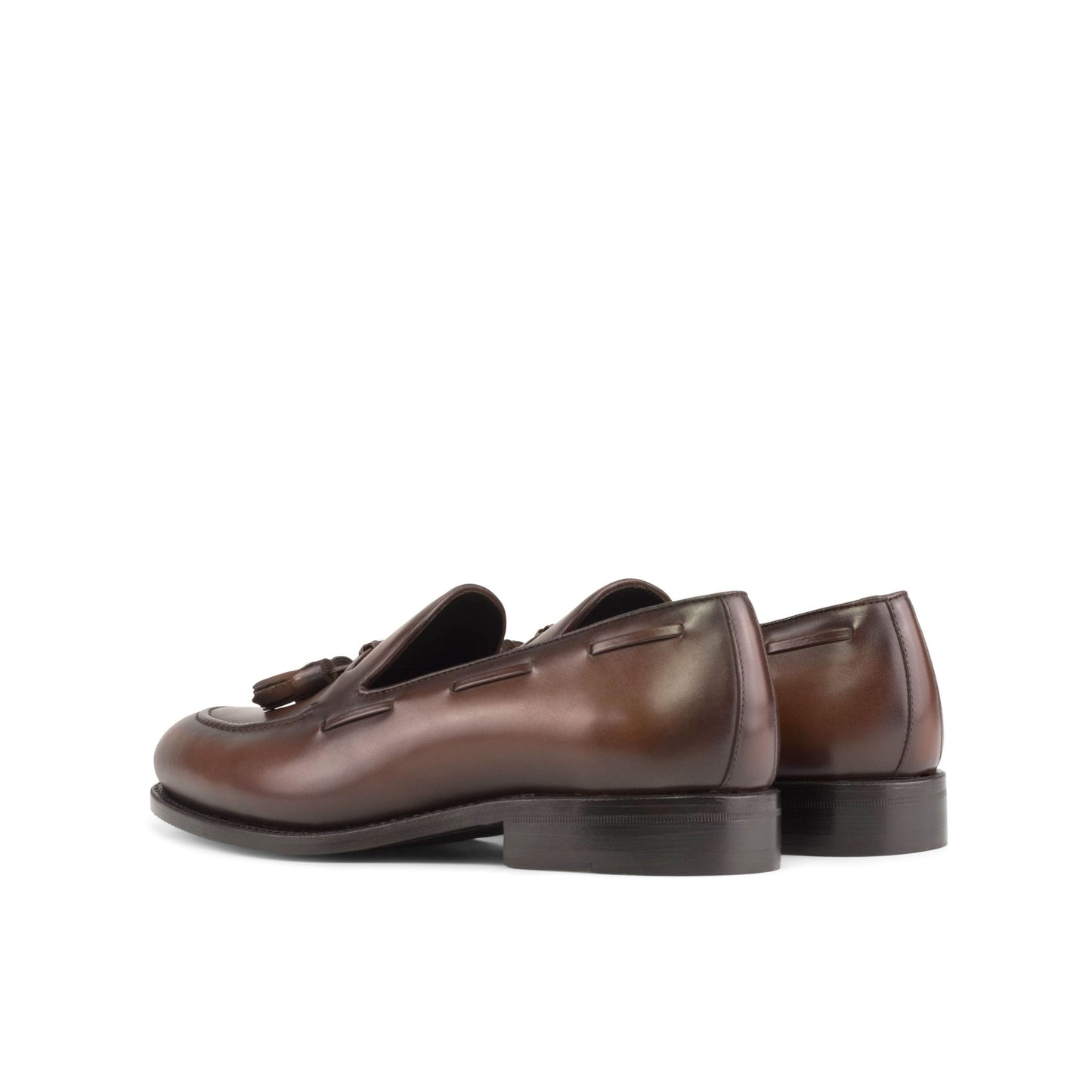 Tassel Loafer in Medium Brown Burnished Box Calf - Zatorres | Free Shipping on orders over $200