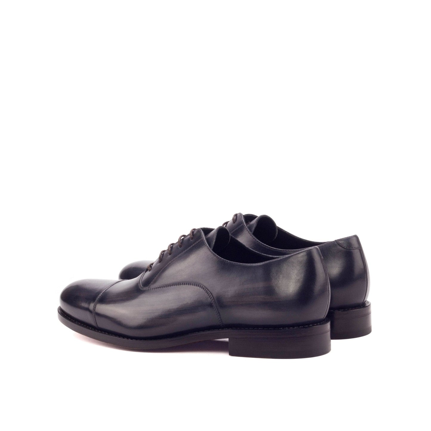 Cap Toe Oxford in Grey Patina - Zatorres | Free Shipping on orders over $300