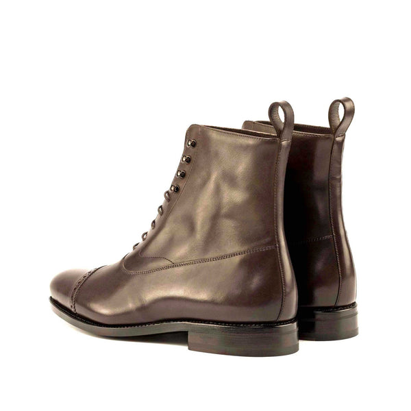 Balmoral Boots in Dark Brown Box Calf