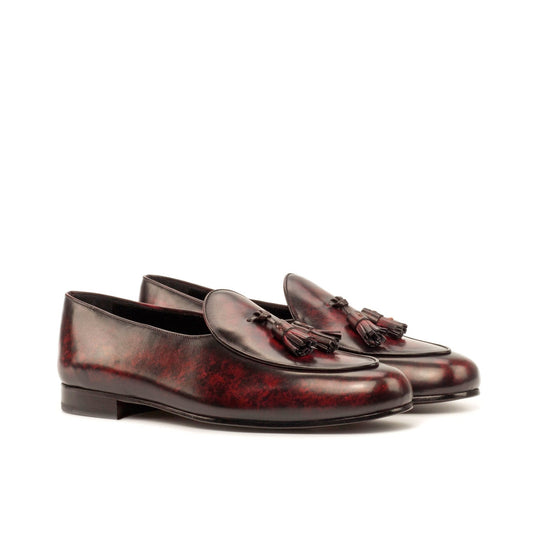 Belgian Slipper in Burgundy Patina - Zatorres | Free Shipping on orders over $200