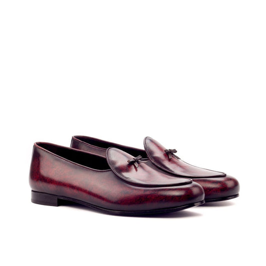 Belgian Slipper in Burgundy Patina - Zatorres | Free Shipping on orders over $200