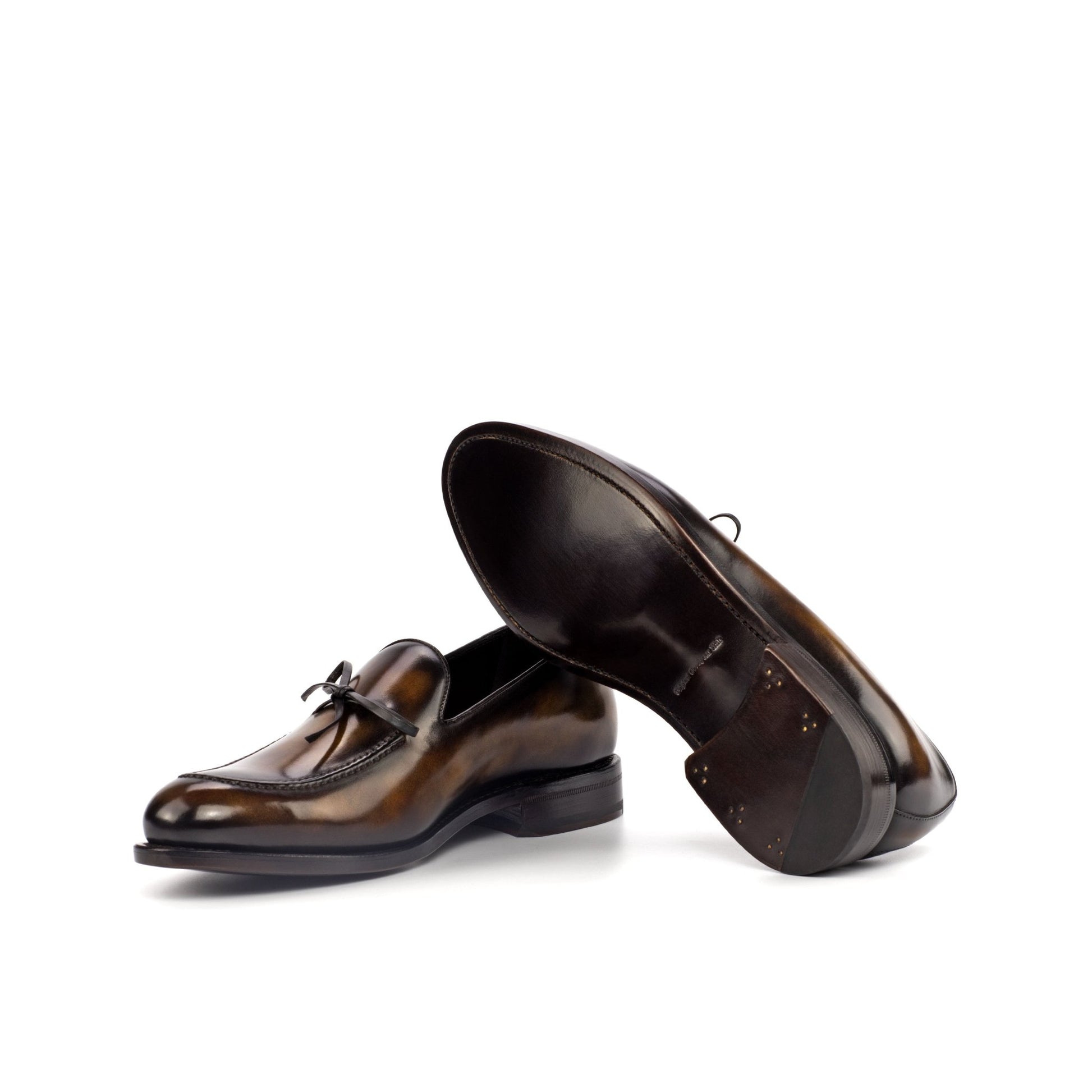 Bow Loafer in Tobacco Patina - Zatorres | Free Shipping on orders over $200