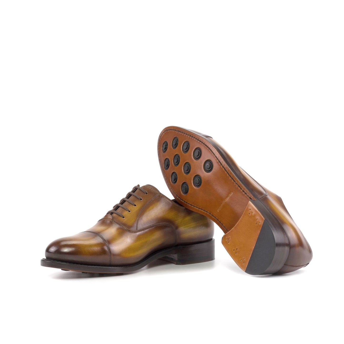 Cap Toe Oxford in Cognac Patina - Zatorres | Free Shipping on orders over $200