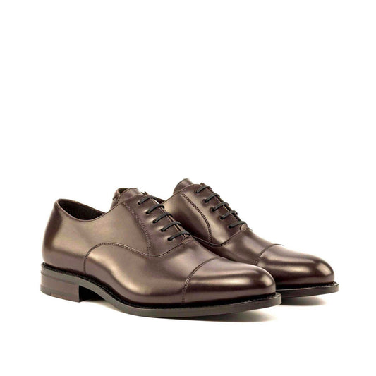 Cap Toe Oxford in Dark Brown Calf - Zatorres | Free Shipping on orders over $200