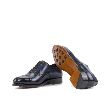 Cap Toe Oxford in Denim Patina - Zatorres | Free Shipping on orders over $200