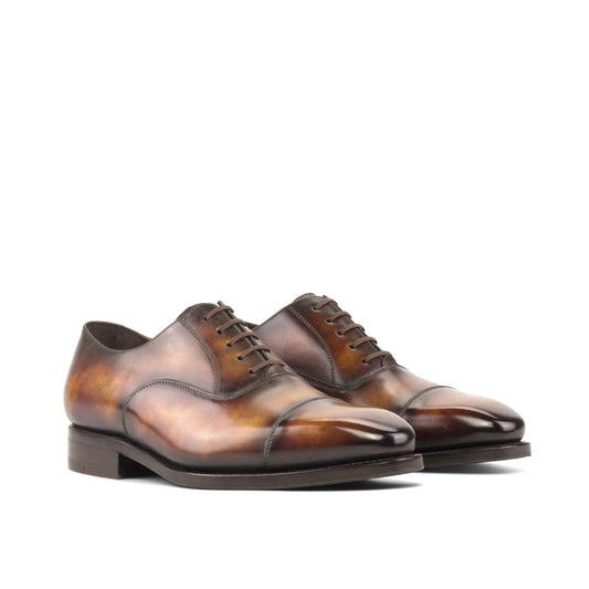Cap Toe Oxford in Fire Patina - Zatorres | Free Shipping on orders over $200