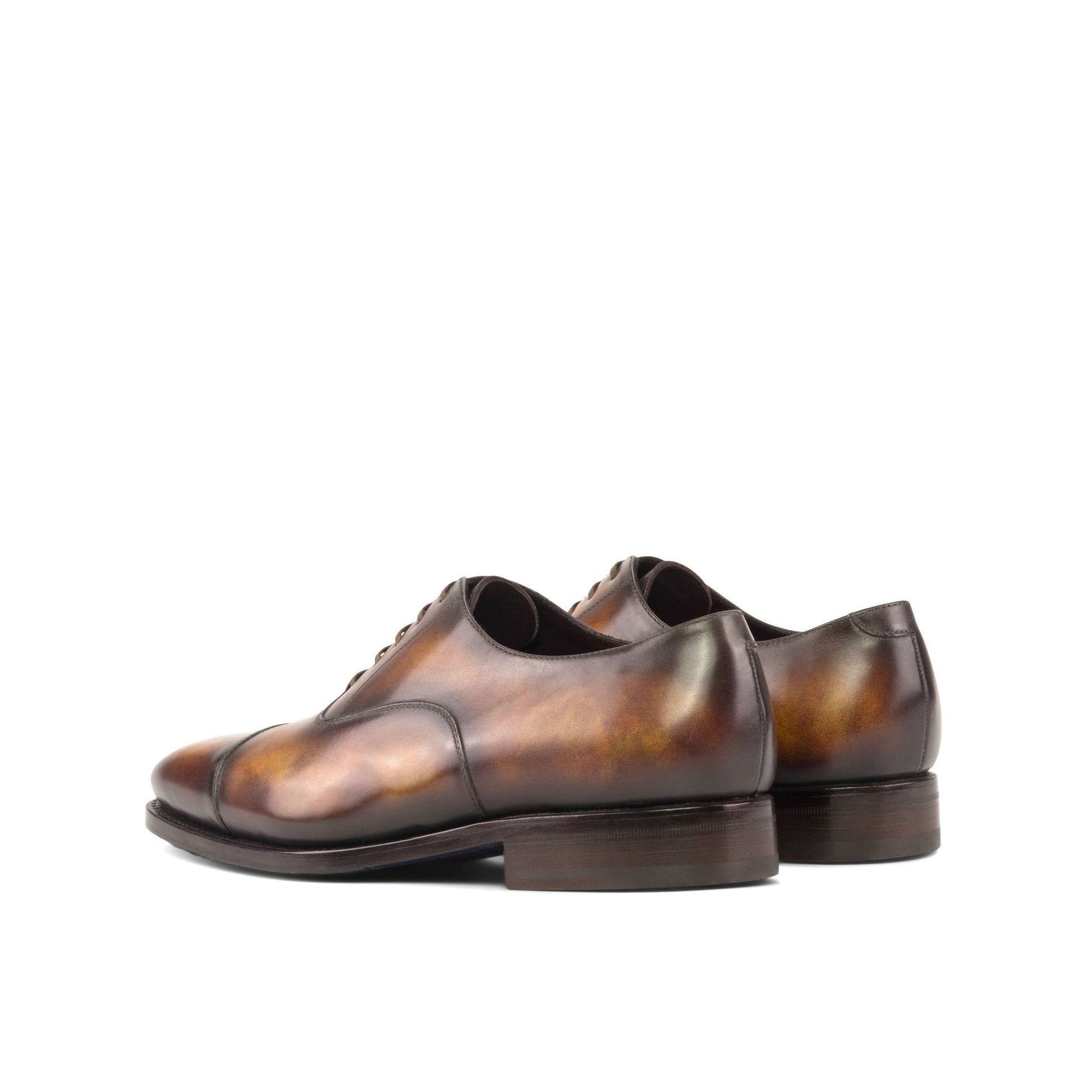 Cap Toe Oxford in Fire Patina - Zatorres | Free Shipping on orders over $300