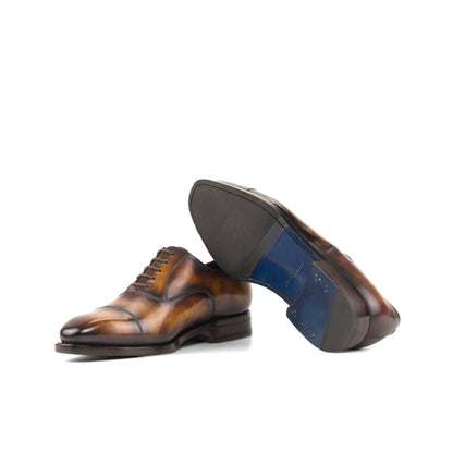 Cap Toe Oxford in Fire Patina - Zatorres | Free Shipping on orders over $300