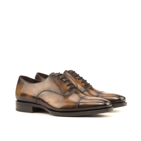 Cap Toe Oxford in Tobacco Patina - Zatorres | Free Shipping on orders over $200