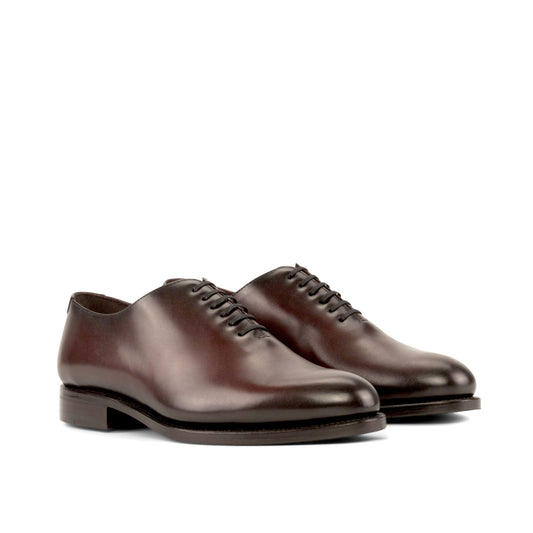 Wholecut Oxford in Burgundy Box Calf