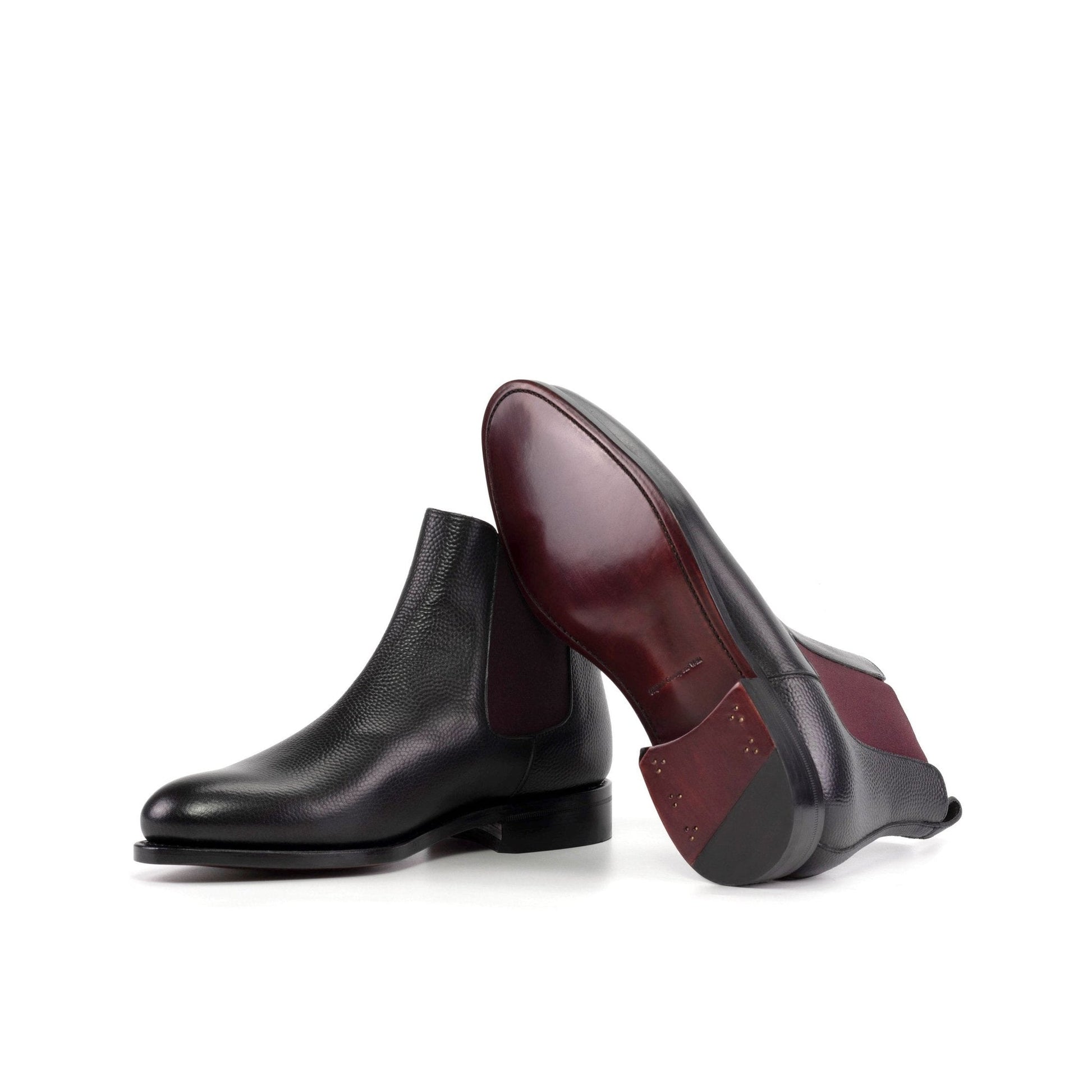 Chelsea Boot in Black Pebble Grain - Zatorres | Free Shipping on orders over $200