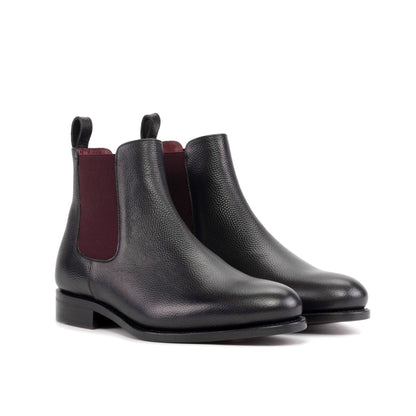 Chelsea Boot in Black Pebble Grain - Zatorres | Free Shipping on orders over $200