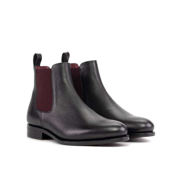 Chelsea Boot in Black Pebble Grain - Zatorres | Free Shipping on orders over $200