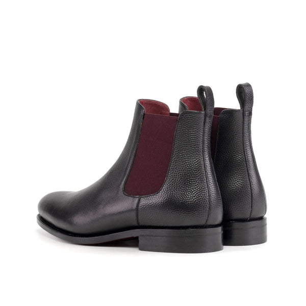 Chelsea Boot in Black Pebble Grain - Zatorres | Free Shipping on orders over $200