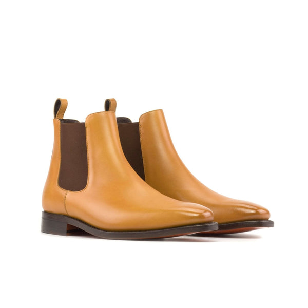 Chelsea Boot in Mustard Box Calf - Zatorres | Free Shipping on orders over $200
