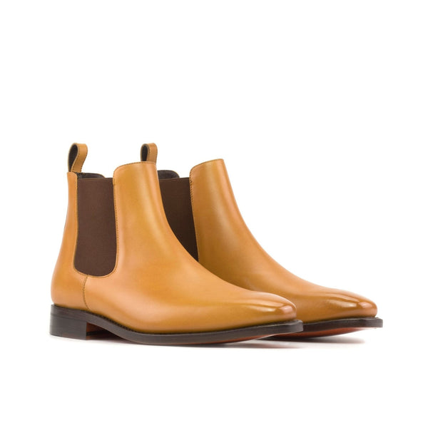 Chelsea Boot in Mustard Box Calf - Zatorres | Free Shipping on orders over $200