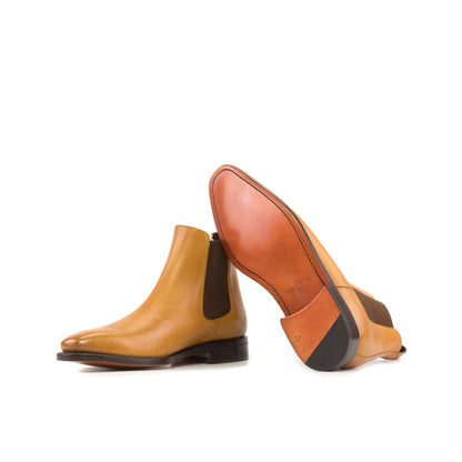 Chelsea Boot in Mustard Box Calf - Zatorres | Free Shipping on orders over $200