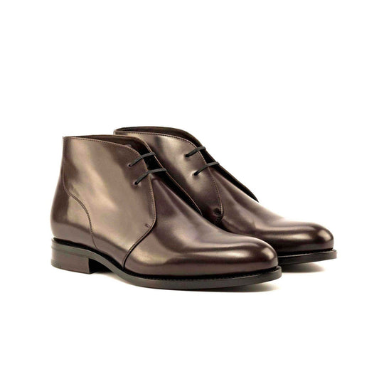 Chukka Boot in Dark Brown Box Calf - Zatorres | Free Shipping on orders over $200
