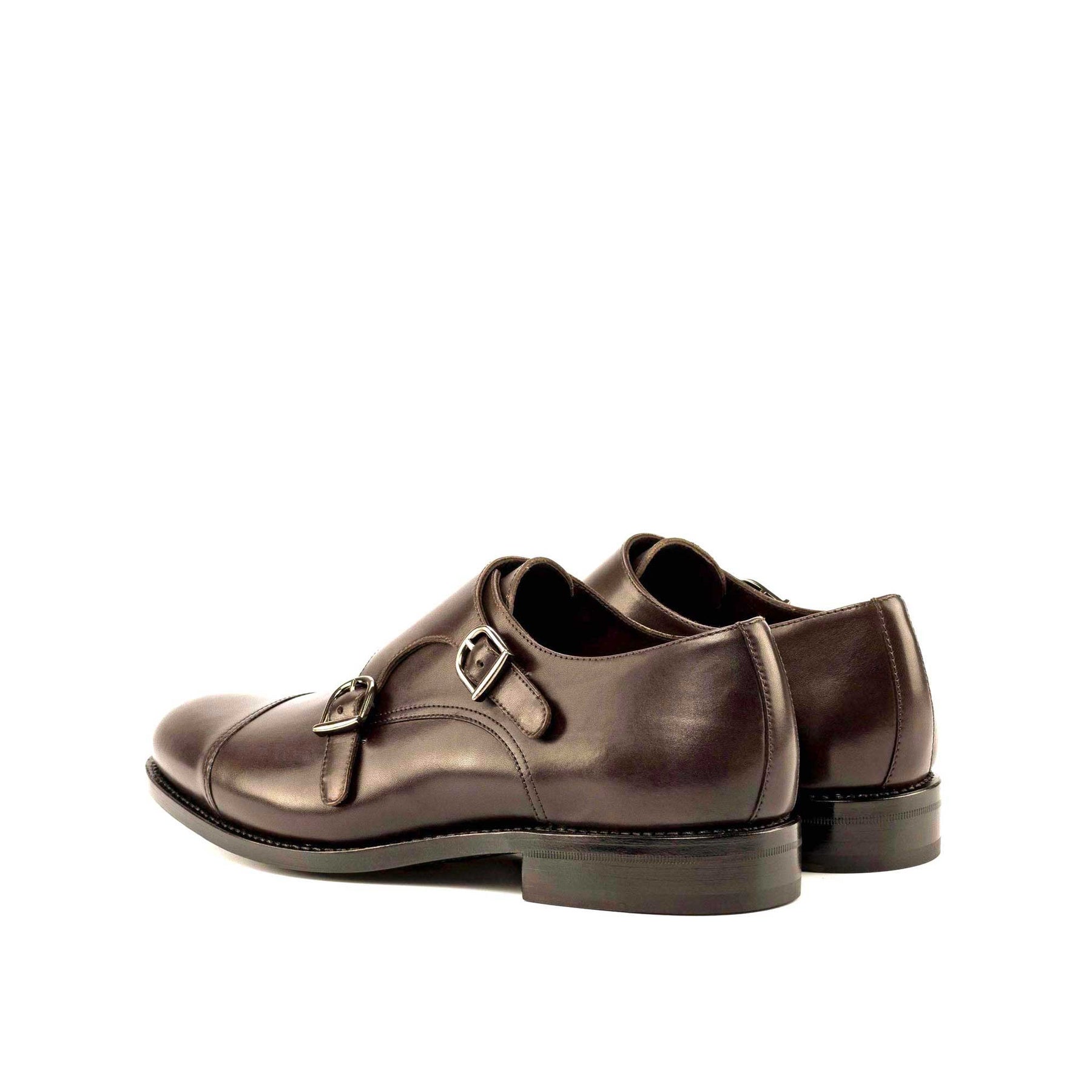 Double Monk in Dark Brown Box Calf - Zatorres | Free Shipping on orders over $200