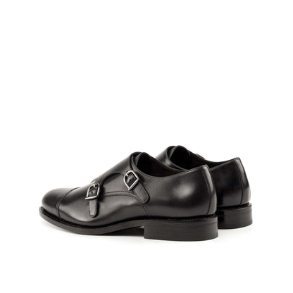 Double Monk Strap in Black Box Calf - Zatorres | Free Shipping on orders over $200