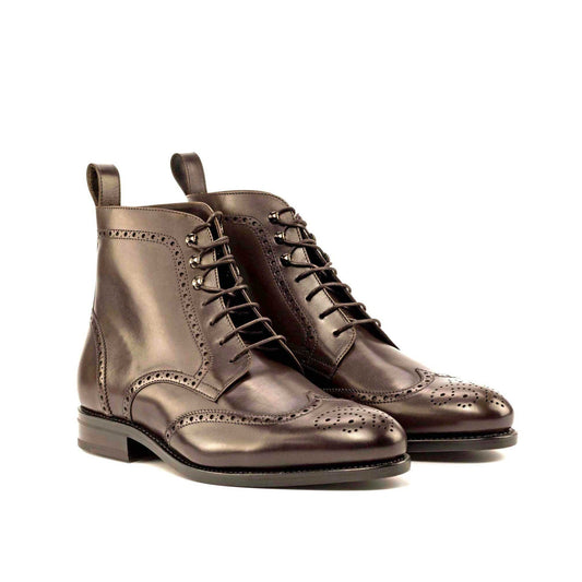 Wingtip Boot in Dark Brown Box Calf
