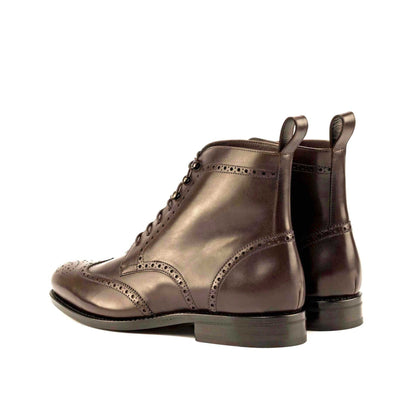 Wingtip Boot in Dark Brown Box Calf