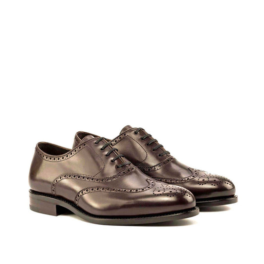 Full Brogue Oxford in Dark Brown Box Calf - Zatorres | Free Shipping on orders over $200