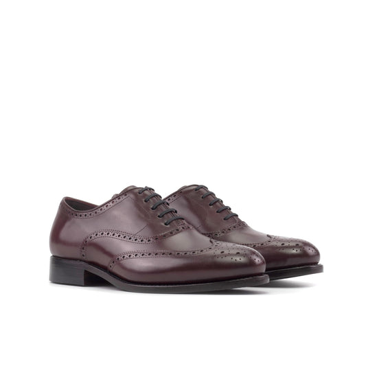 Full Brogue Oxford in Oxblood Box Calf - Zatorres | Free Shipping on orders over $200