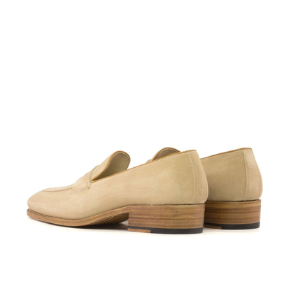 Penny Loafer in Camel Kid Suede - Zatorres | Free Shipping on orders over $200