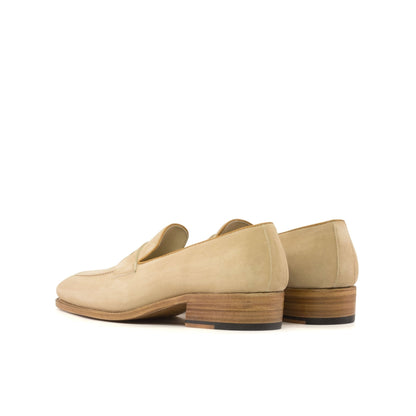 Penny Loafer in Camel Kid Suede - Zatorres | Free Shipping on orders over $300