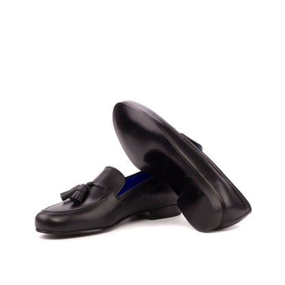 Santiago Slipper in Black Calf - Zatorres | Free Shipping on orders over $200