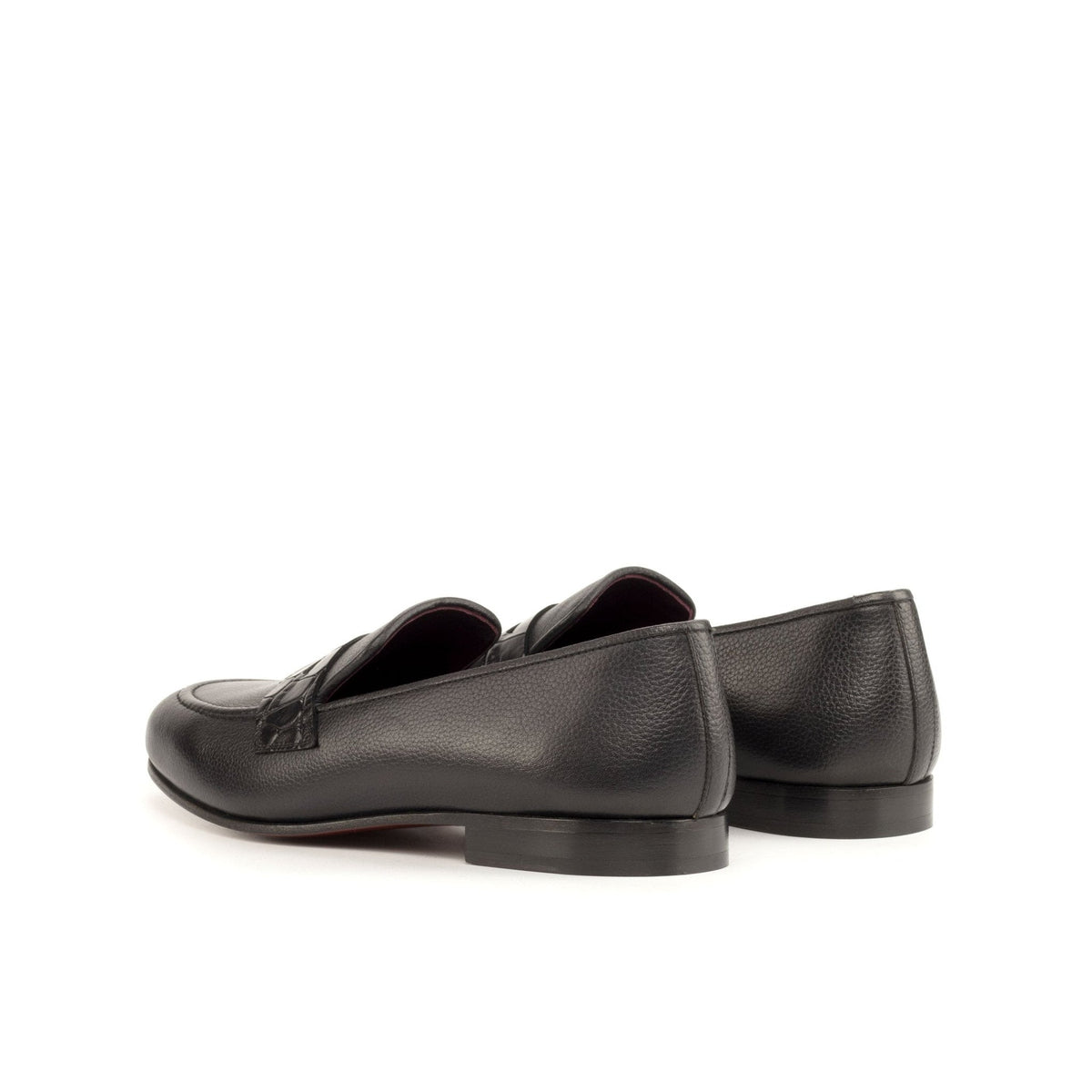 Santiago Slipper in Black Full Grain and Croco - Zatorres | Free Shipping on orders over $300