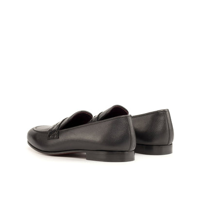 Santiago Slipper in Black Full Grain and Croco - Zatorres | Free Shipping on orders over $300