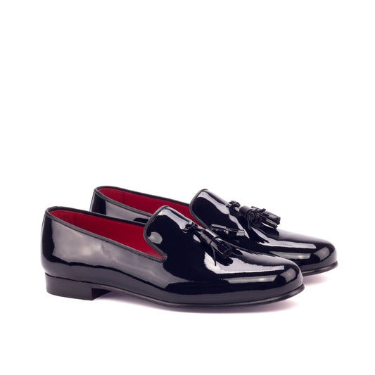 Santiago Slipper in Black Patent - Zatorres | Free Shipping on orders over $200