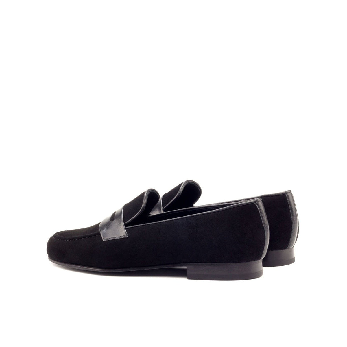 Santiago Slipper in Black Suede - Zatorres | Free Shipping on orders over $300