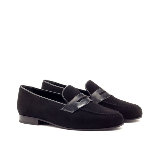 Santiago Slipper in Black Suede - Zatorres | Free Shipping on orders over $200