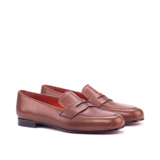 Santiago Slipper in Brown Calf - Zatorres | Free Shipping on orders over $200