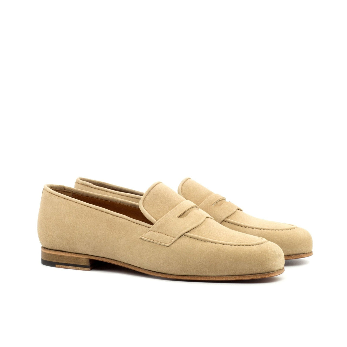 Santiago Slipper in Camel Suede - Zatorres | Free Shipping on orders over $300