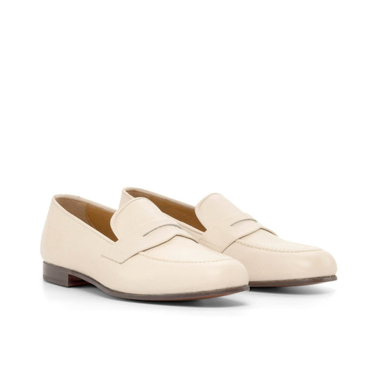 Santiago Slipper in Nude Full Grain Calf - Zatorres | Free Shipping on orders over $200