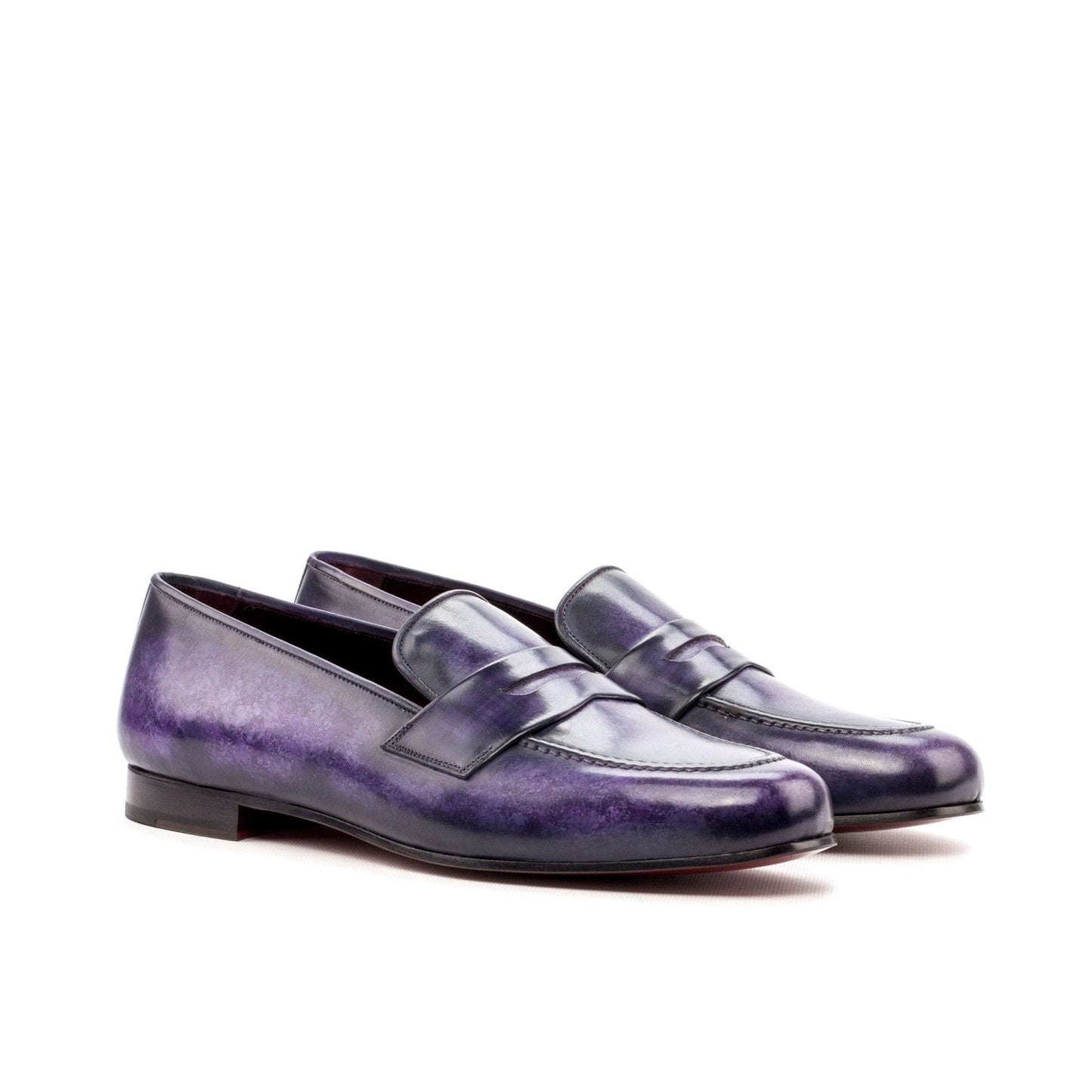 Santiago Slipper in Purple Patina - Zatorres | Free Shipping on orders over $200
