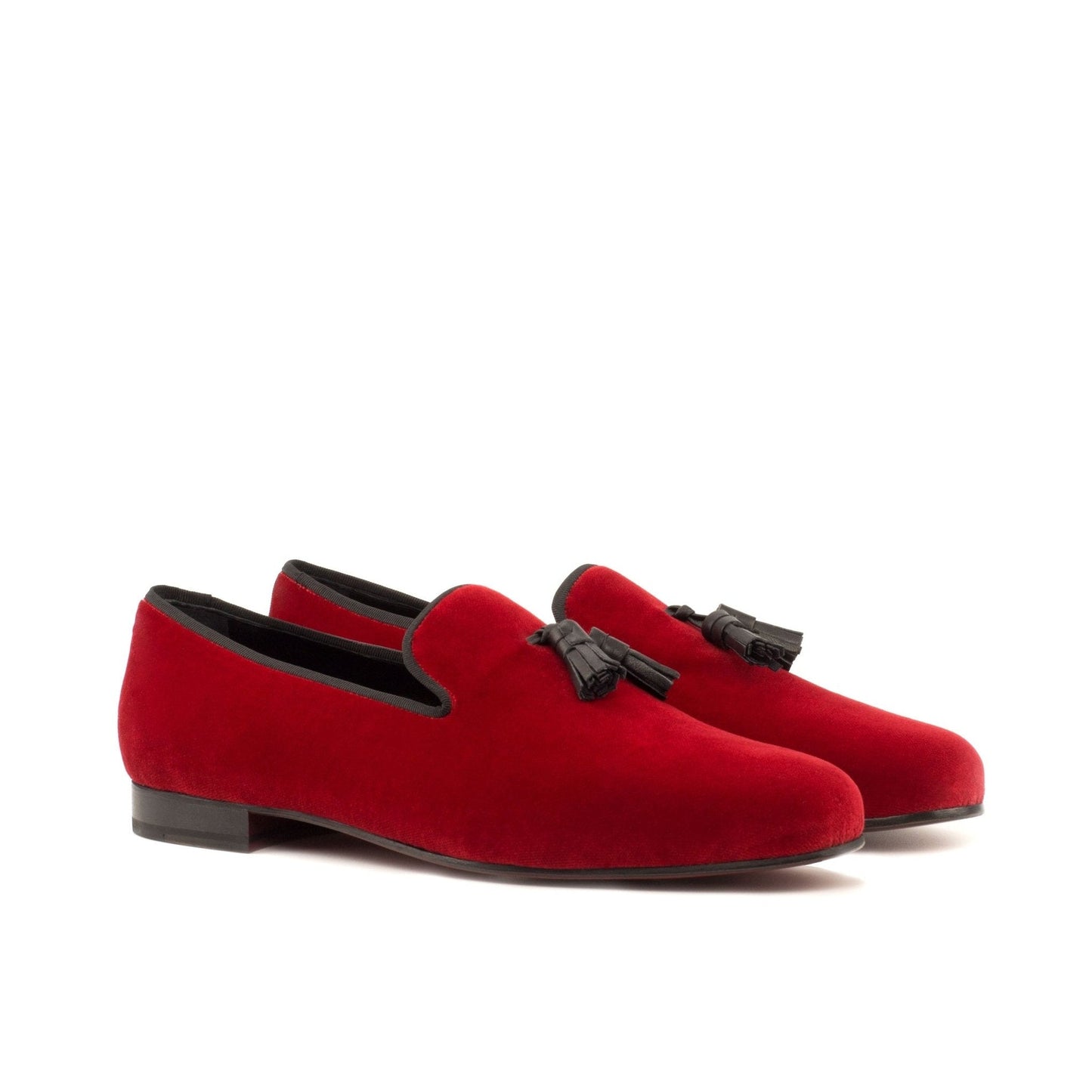 Santiago Slipper in Red Velvet - Zatorres | Free Shipping on orders over $200