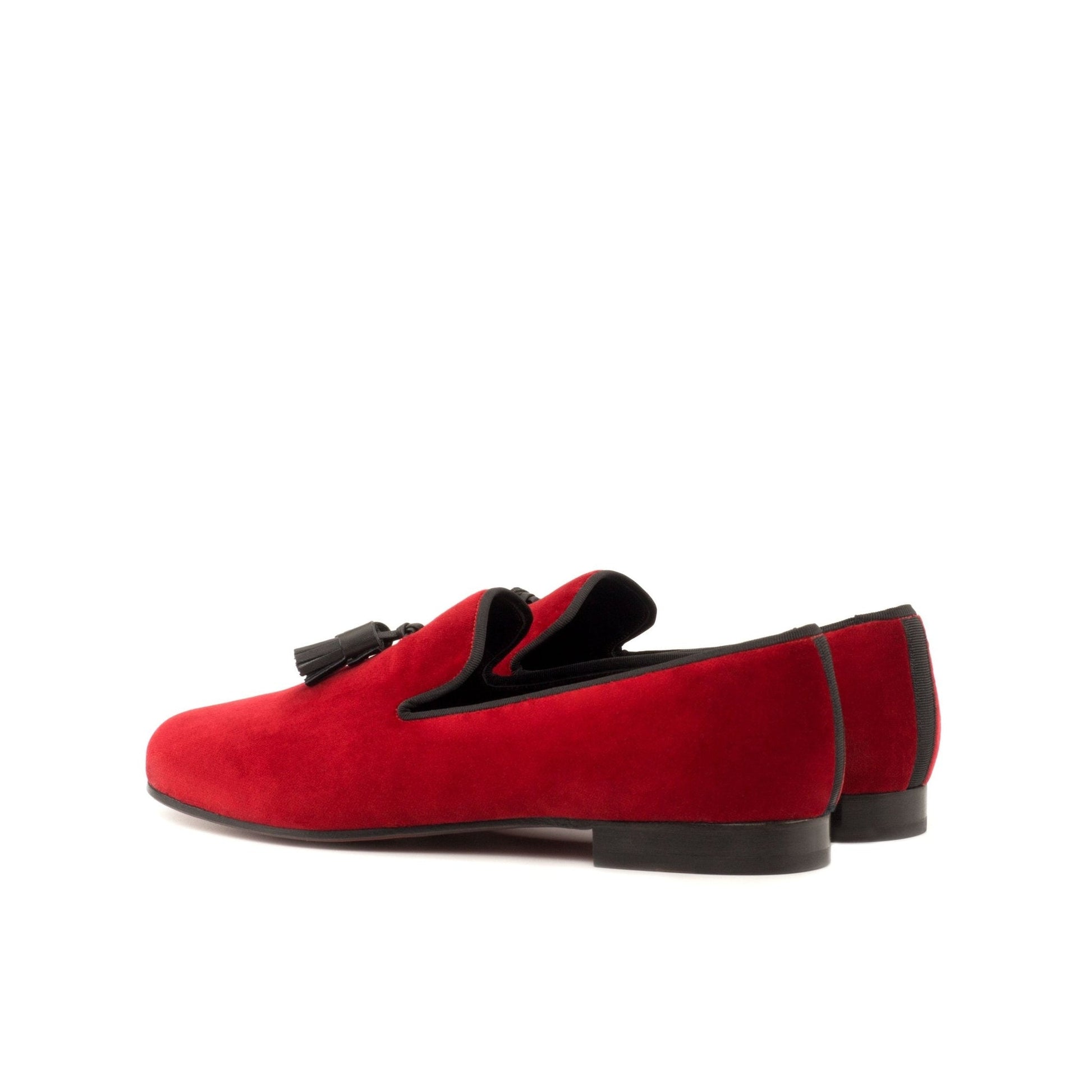 Santiago Slipper in Red Velvet - Zatorres | Free Shipping on orders over $200