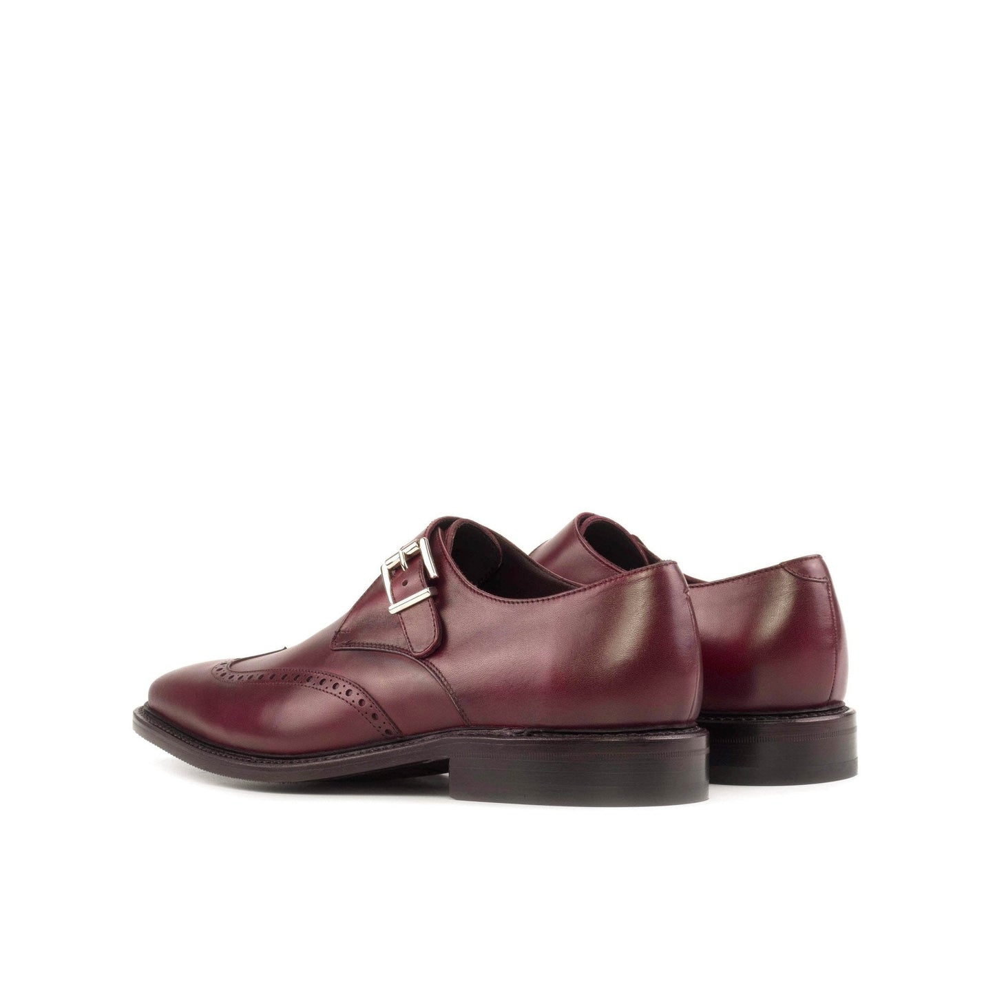 Single Monk in Burgundy Box Calf - Zatorres | Free Shipping on orders over $300